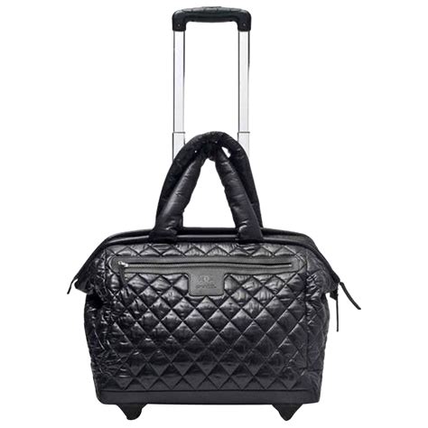 chanel travel bag|Chanel travel bag with wheels.